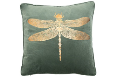 -Dusty Dragonfly Cushion